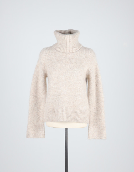 샘플세일) knit top&amp;neck warmer set.28 (2colors)